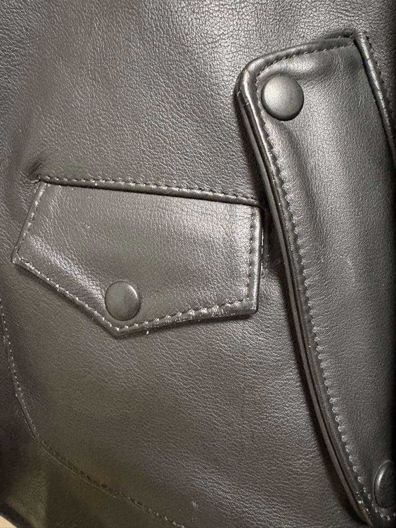 【レア｝Protech シングルライダース レザージャケット 38