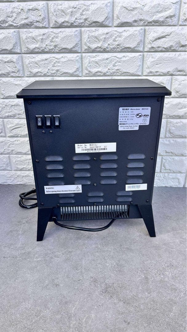 未使用品　電気暖炉 Micro stove MCS12J