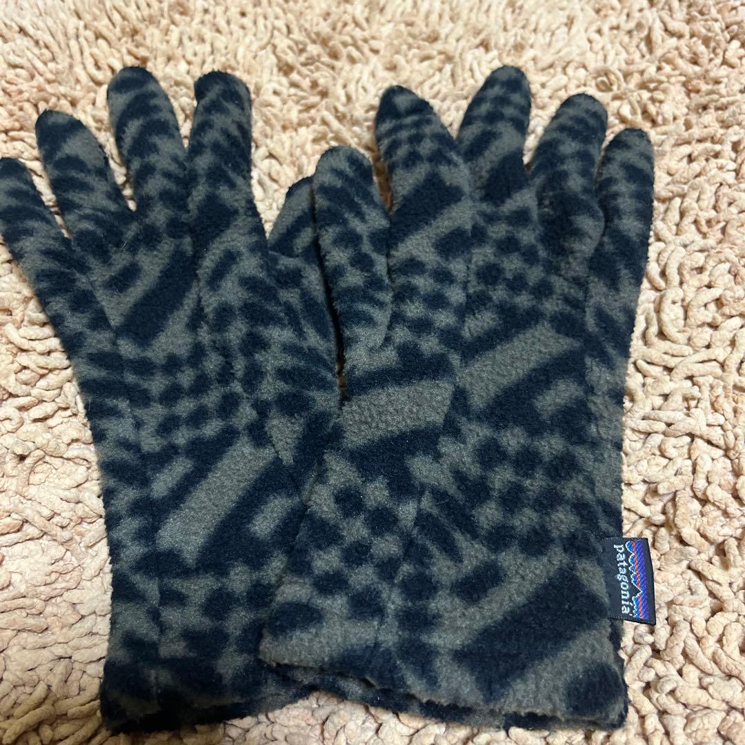 パタゴニア　シンチラ グローブ 98年 USA製 グレー S フリース　手袋