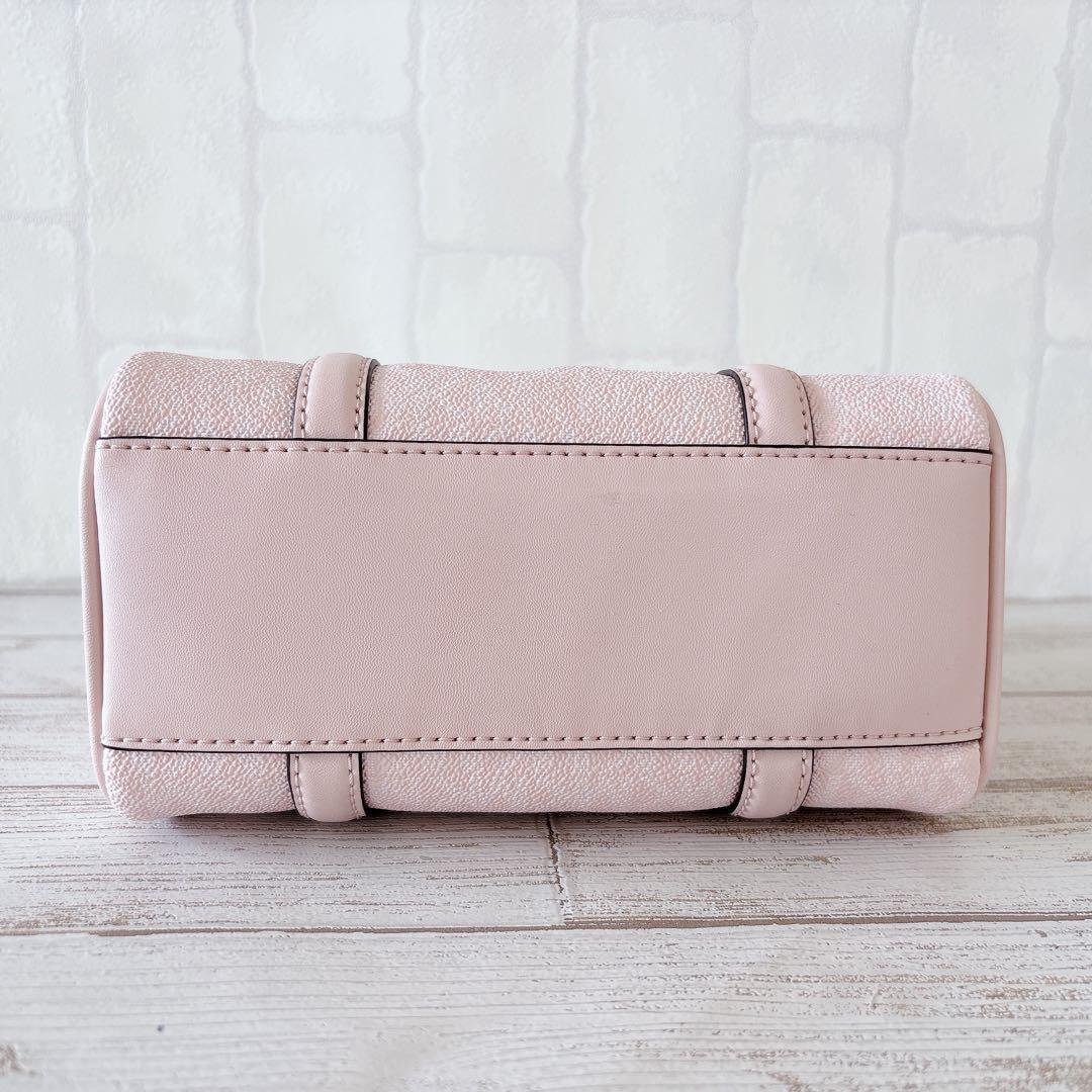 新品未使用✨マイケルコース ミニボストン ハンドバッグ2way MKロゴ ピンク