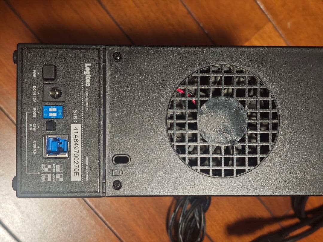 外付けハードディスク・ドライブ Logitec LGB-2BRHU3 ST8000DM004 8TBx2 =16