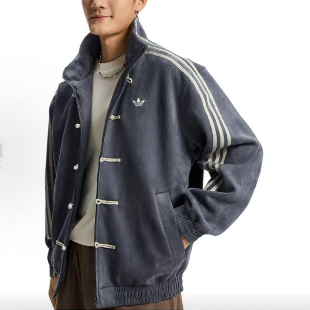 adidasアディダス 中国限定 蛇年トラックジャケットダーククレーMサイズ