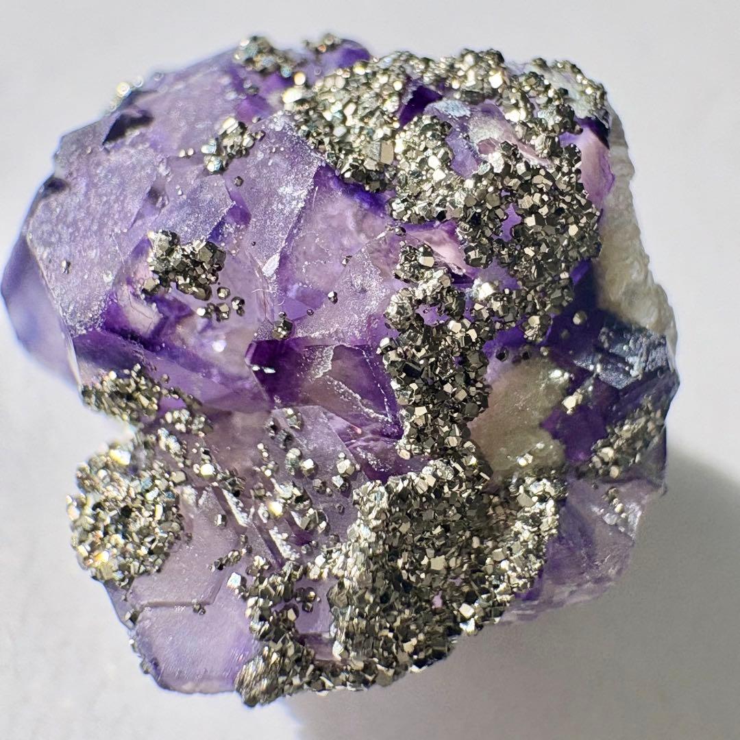 521 中国 内モンゴル産 レアタイプ フローライト&パイライト