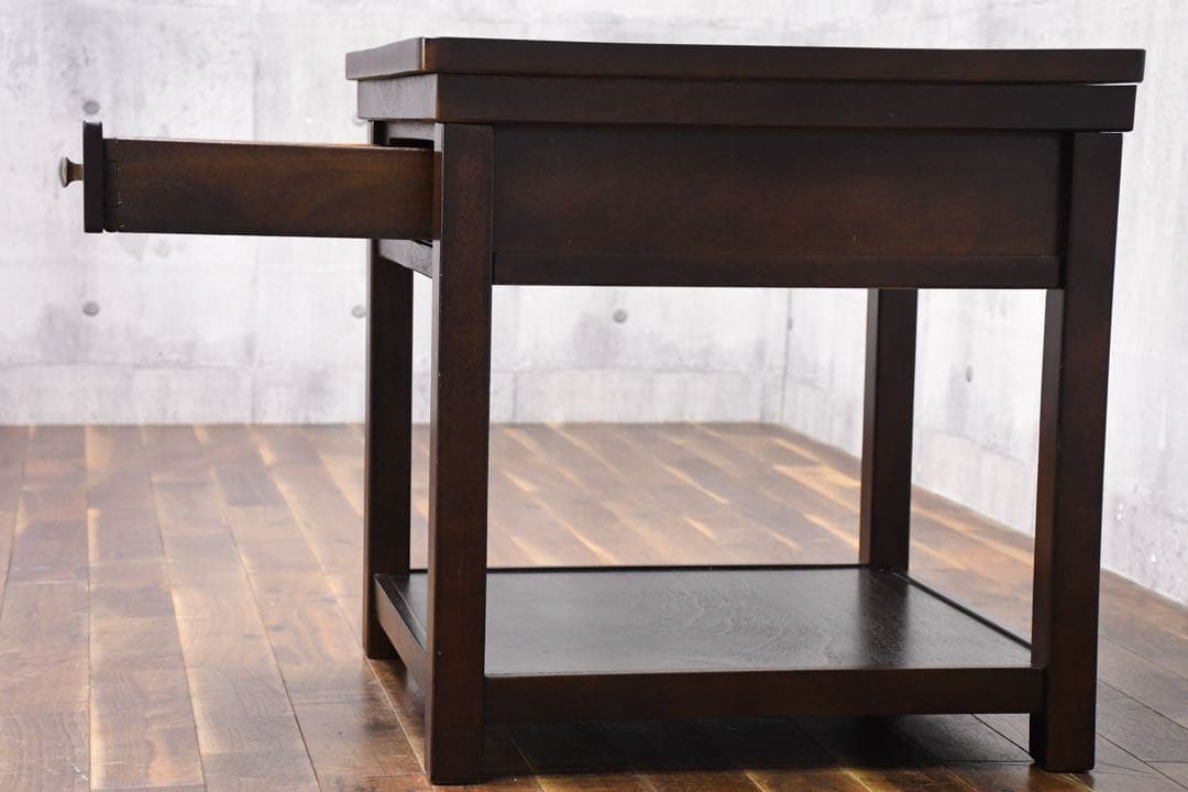 EIK65 アシュレイ T864-3 サイドテーブル ナイトテーブル 引出し付き