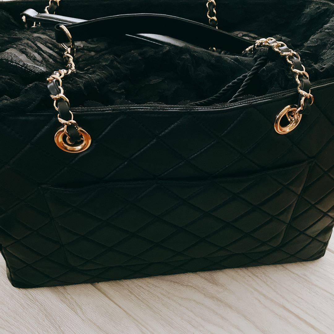 VOYAGE FOR LALA レザーキャリーバッグMサイズ未使用　希望者おまけ