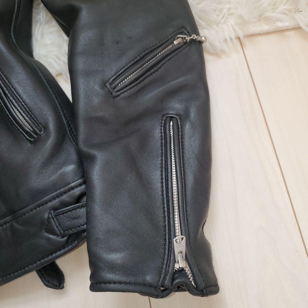 ⭐美品⭐nano・universe ラムレザー シングルライダースジャケット