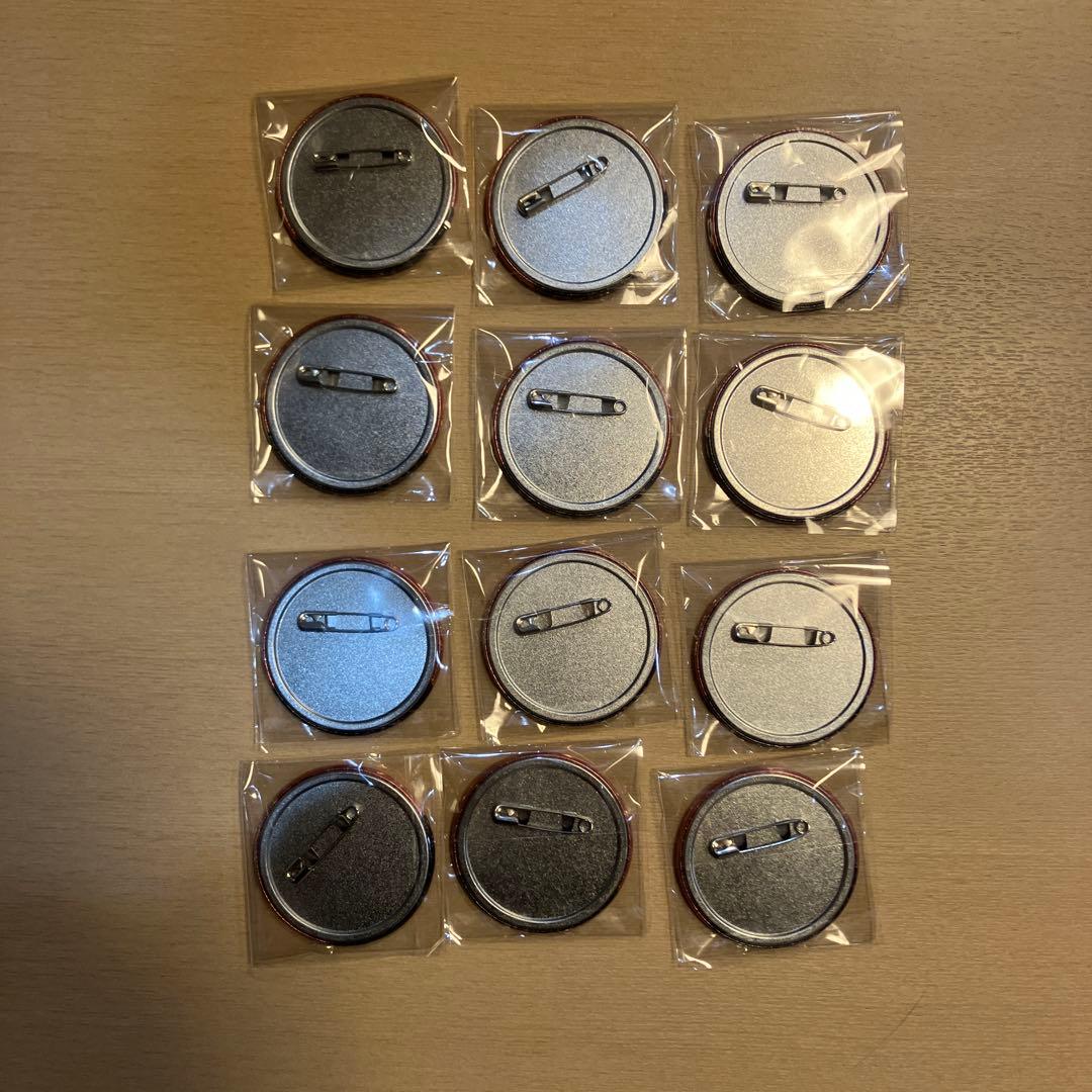 【SR♡】カラフルピーチ　ゆあんくん　メタル缶バッジ　12個セット