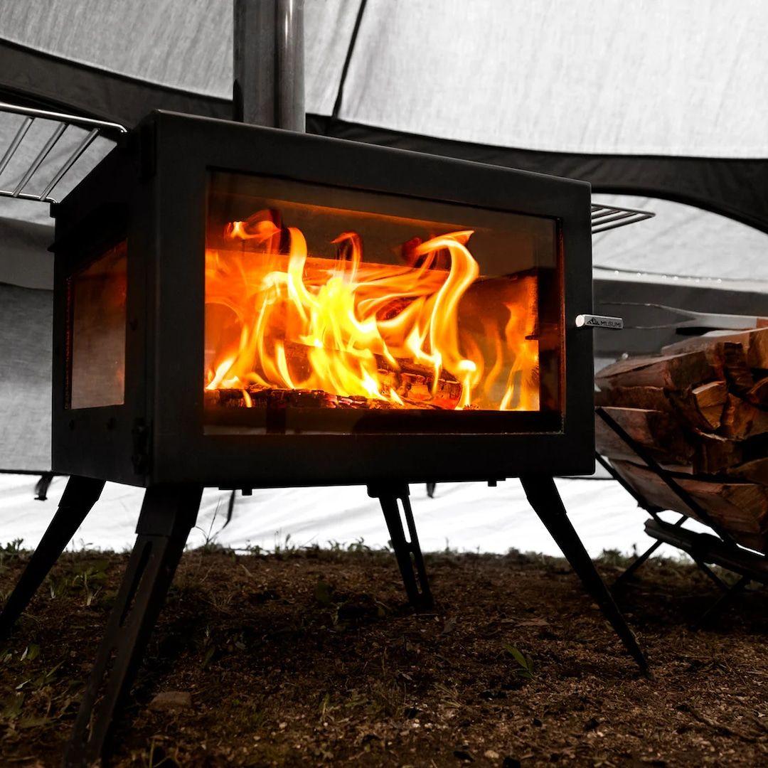 Mt.SUMI 薪ストーブ キャンプ用 ブラック