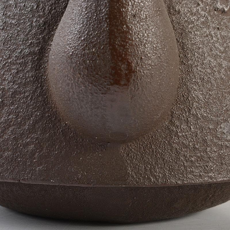 煎茶道具　南部鉄器　桜文　鉄瓶　鉄壷　D　R7155