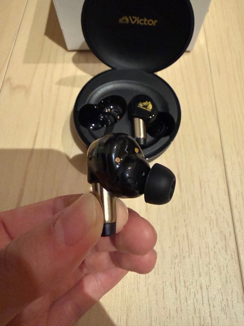 Victor ワイヤレスイヤホン ブラック　HA-FW5000T-T(最新モデル