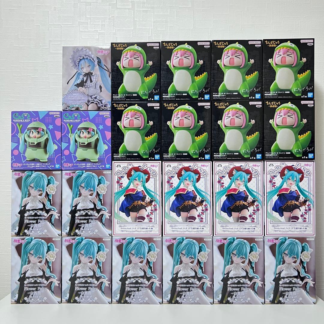 【新品未開封品】人気 プライズ フィギュア 初音ミク など まとめ売り 23点