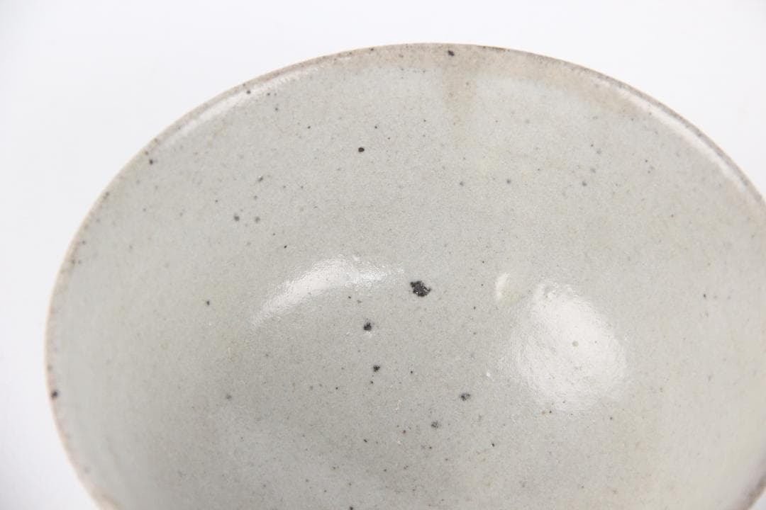 李朝 高麗飴釉 土灰釉 茶碗 粉青沙器 朝鮮古陶 古美術 茶道具 ES1-10
