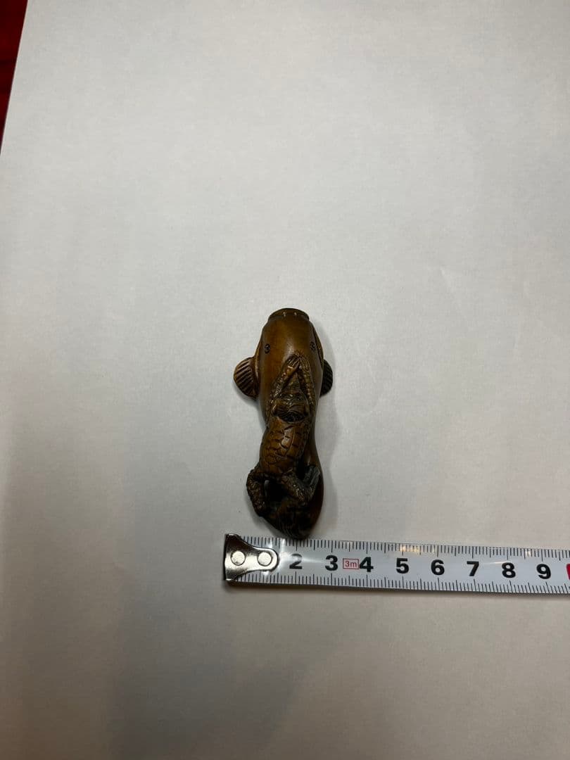 アンティーク根付 河童と鯰