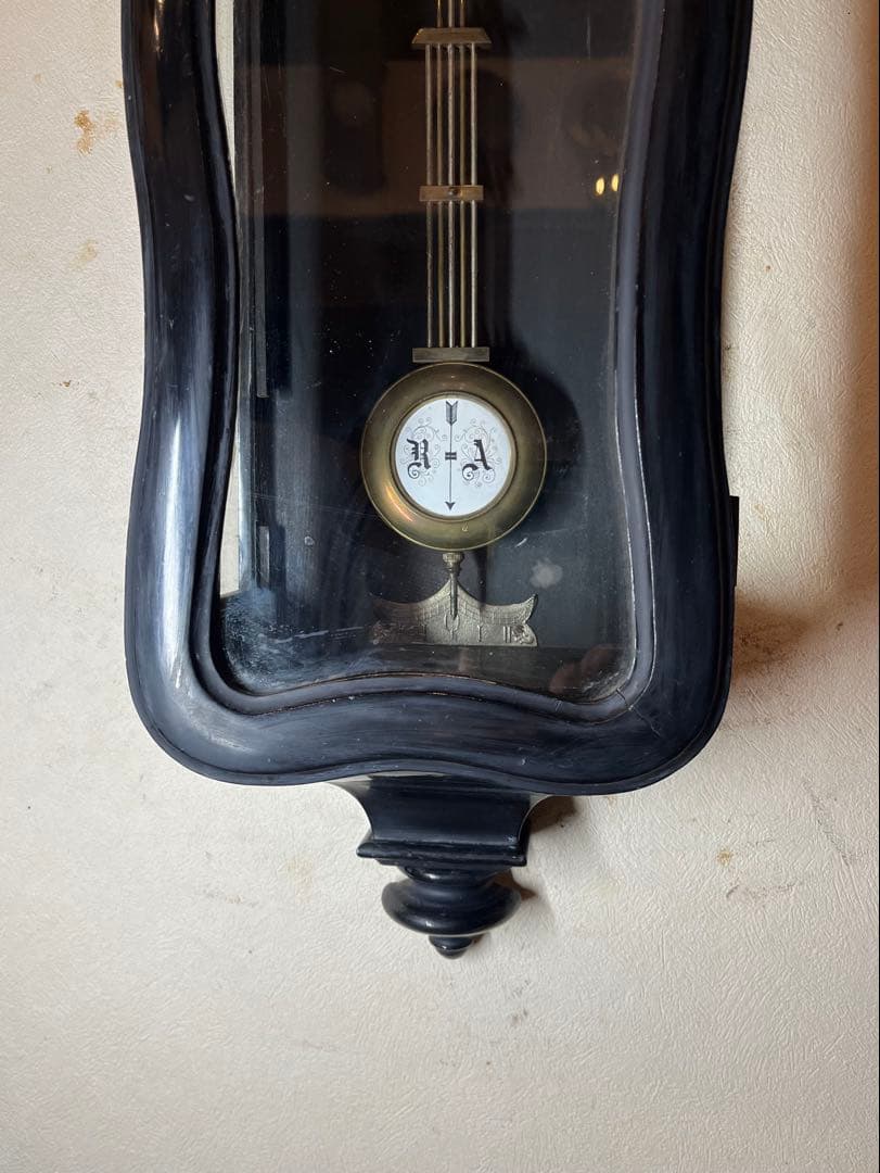 精工舎　ひさご　バイオリン型　柱時計　古時計　振り子　レトロ　ユンハンス