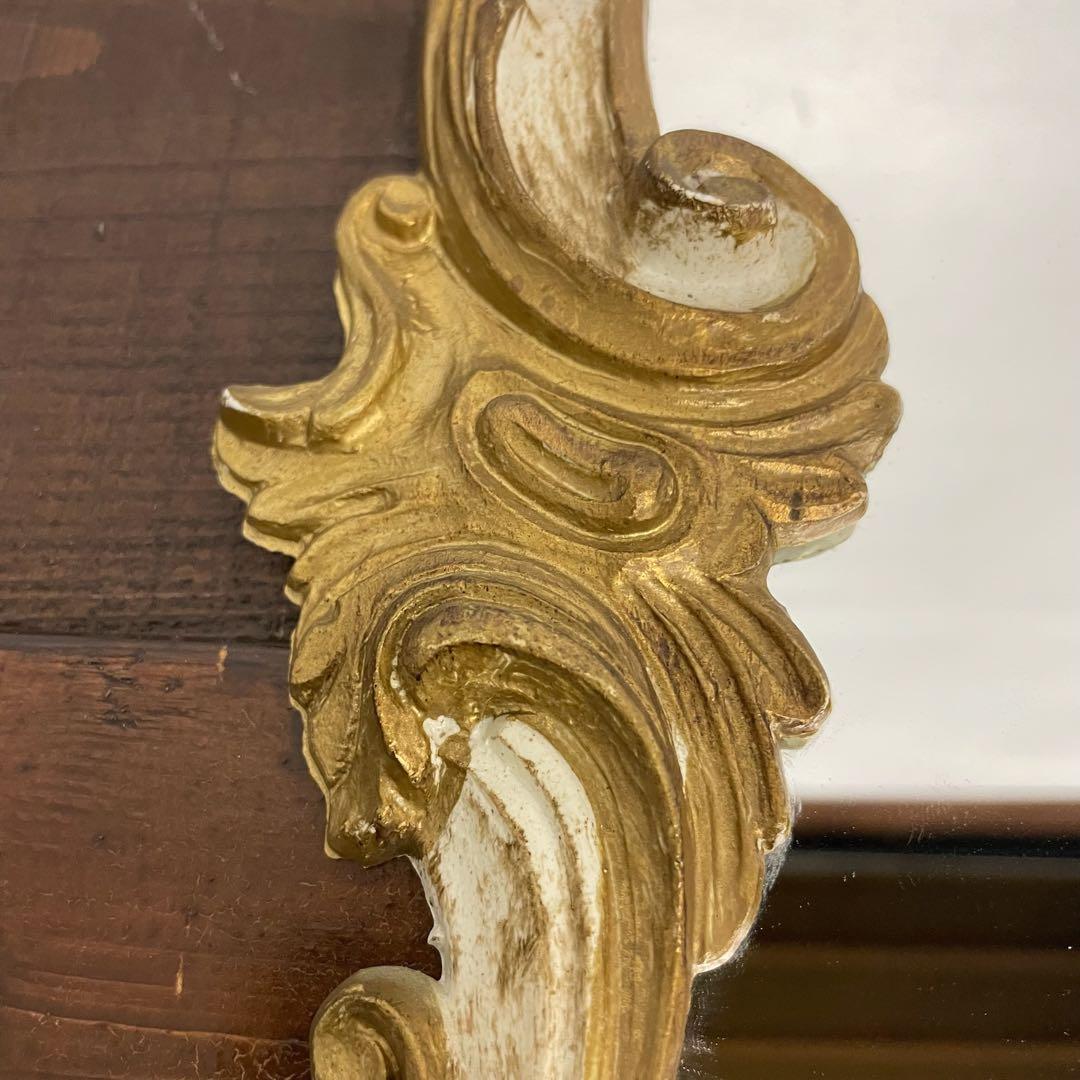 アンティークミラー イタリア製 ロココ調