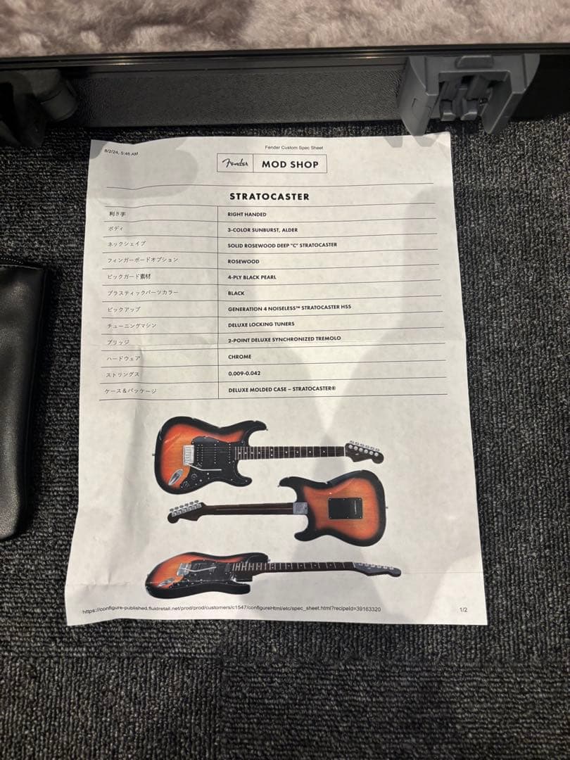 最初値下 定価36万Fender mod shop professional Ⅱ