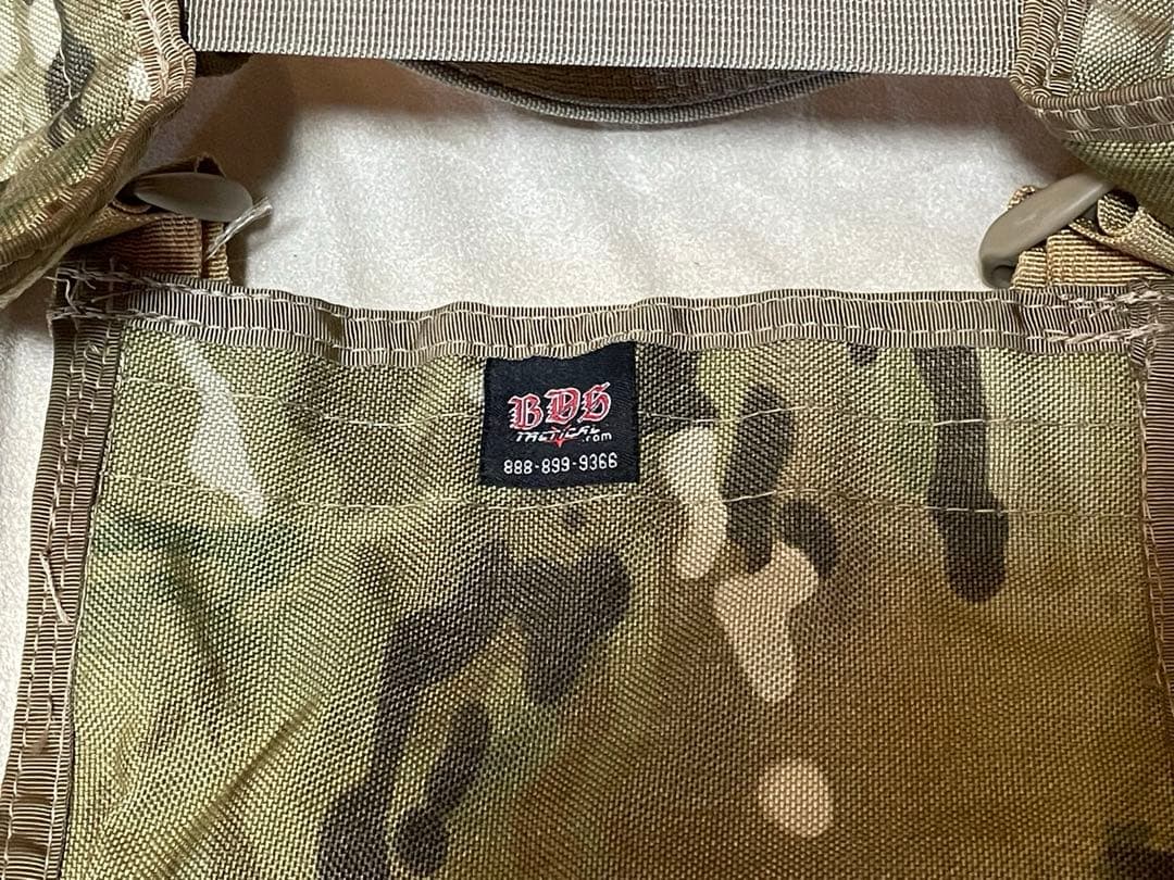 実物【SOE/BDS】パトロールベスト(MOLLE仕様)マルチカム迷彩