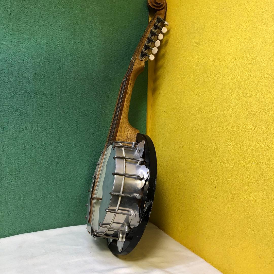 12弦バンジョー 木製ボディ メタルフープ付き