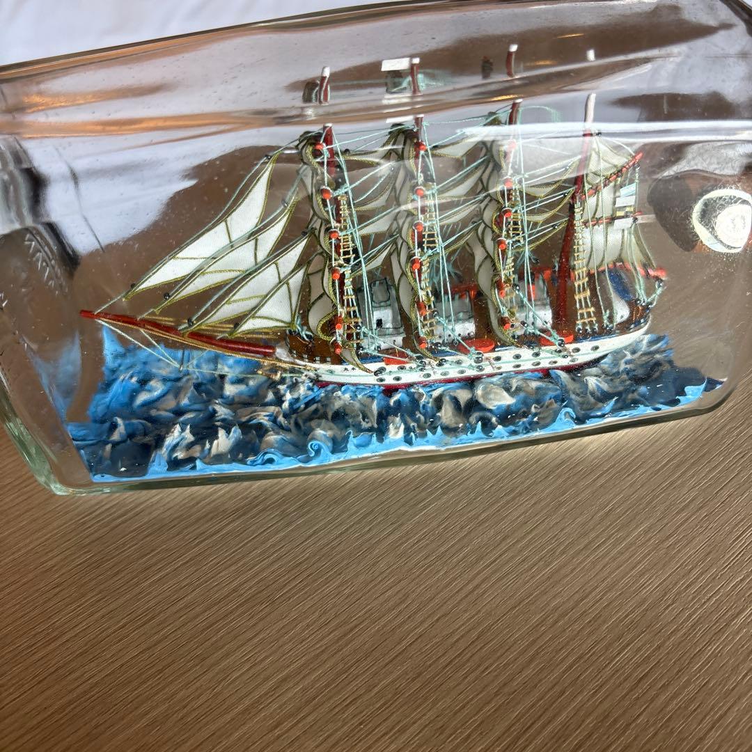 ボトルシップ　日本丸　レトロ　レア　ヴィンテージ　帆船