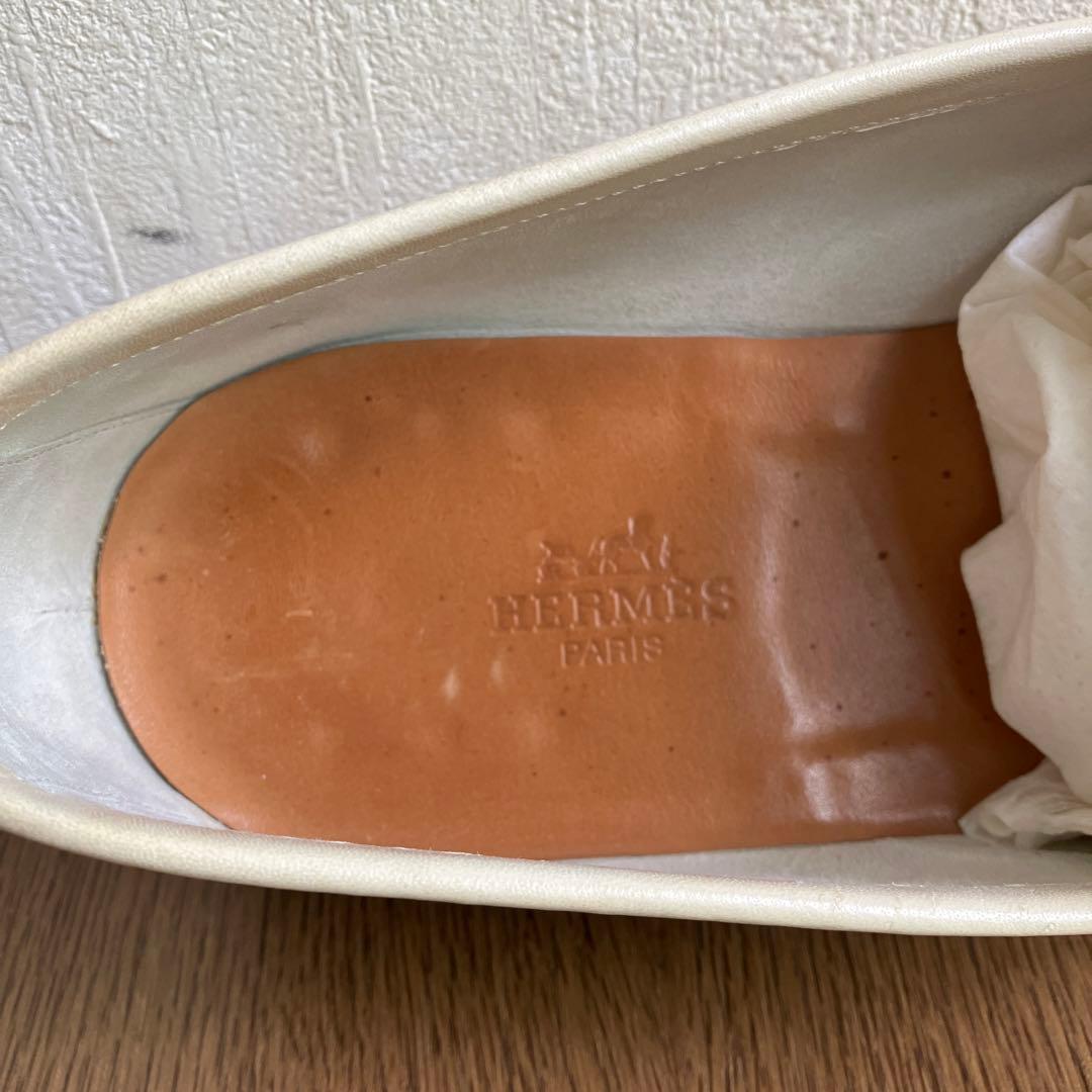 値下げ【きれいめ】エルメス　Ｈロゴシューズ42 1/2