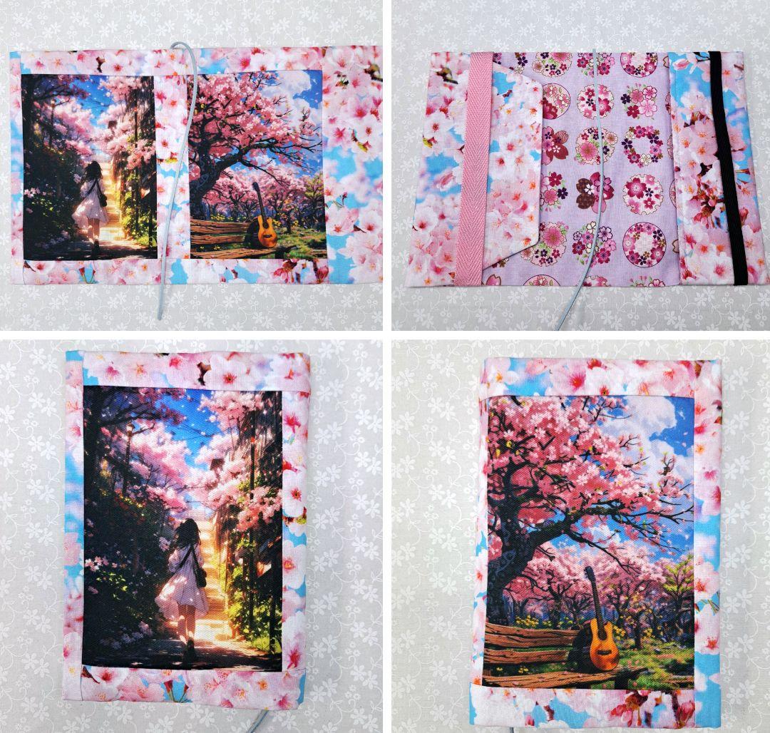 ayumi⑤ブックカバー、フラットポーチ