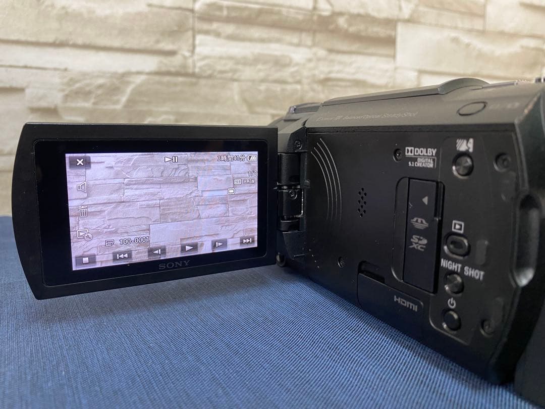 SONY handycam FDR-AX55 4kビデオカメラ