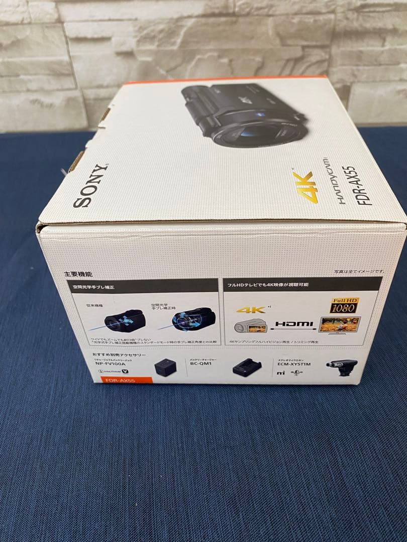 SONY handycam FDR-AX55 4kビデオカメラ