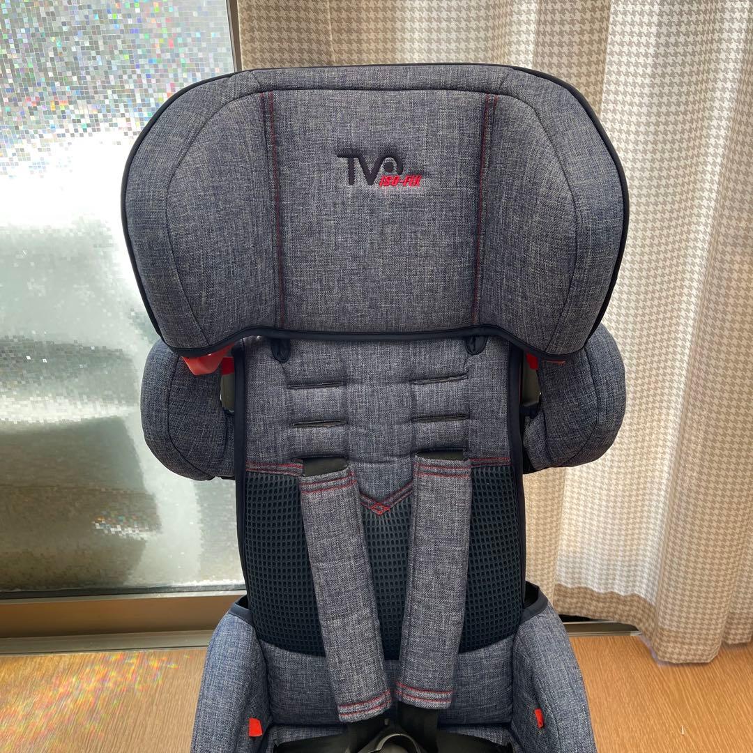 日本育児 ISOFIX・シートベルト トラベルベストEC Fix デニム