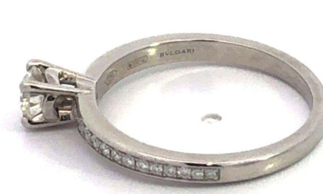 出品は本日22時まで！ブルガリ ローマ アモール リング 0.3ct/G/VS1