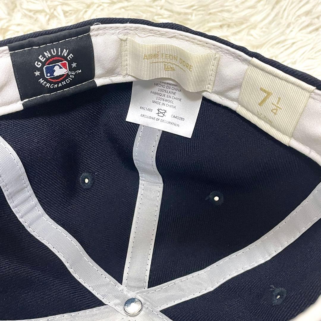 Aime Leon Dore ニューエラ ヤンキース　ネイビー　7 1/4