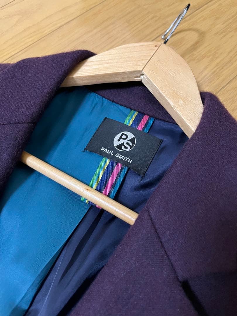 Paul Smith　ポールスミス　サイズ42　ウールカルゼ　パープル　美品