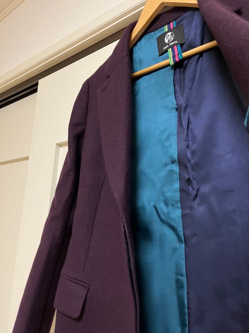 Paul Smith　ポールスミス　サイズ42　ウールカルゼ　パープル　美品
