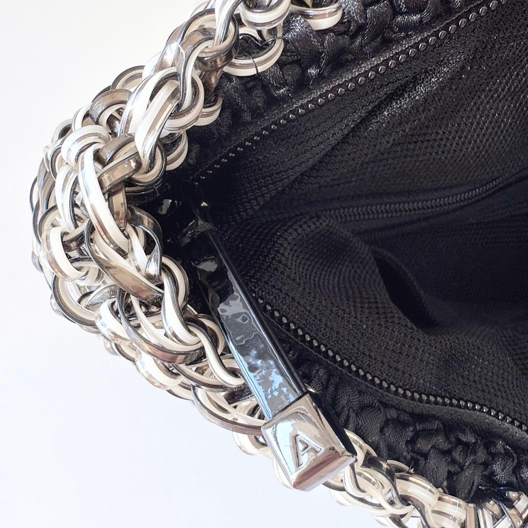 新品同様　アンテプリマANTEPRIMA ドッピオ　スクエアワイヤーハンドバッグ