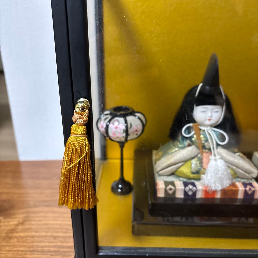 【美品貴重】木目込人形セット 伝統的な衣装　ひな人形