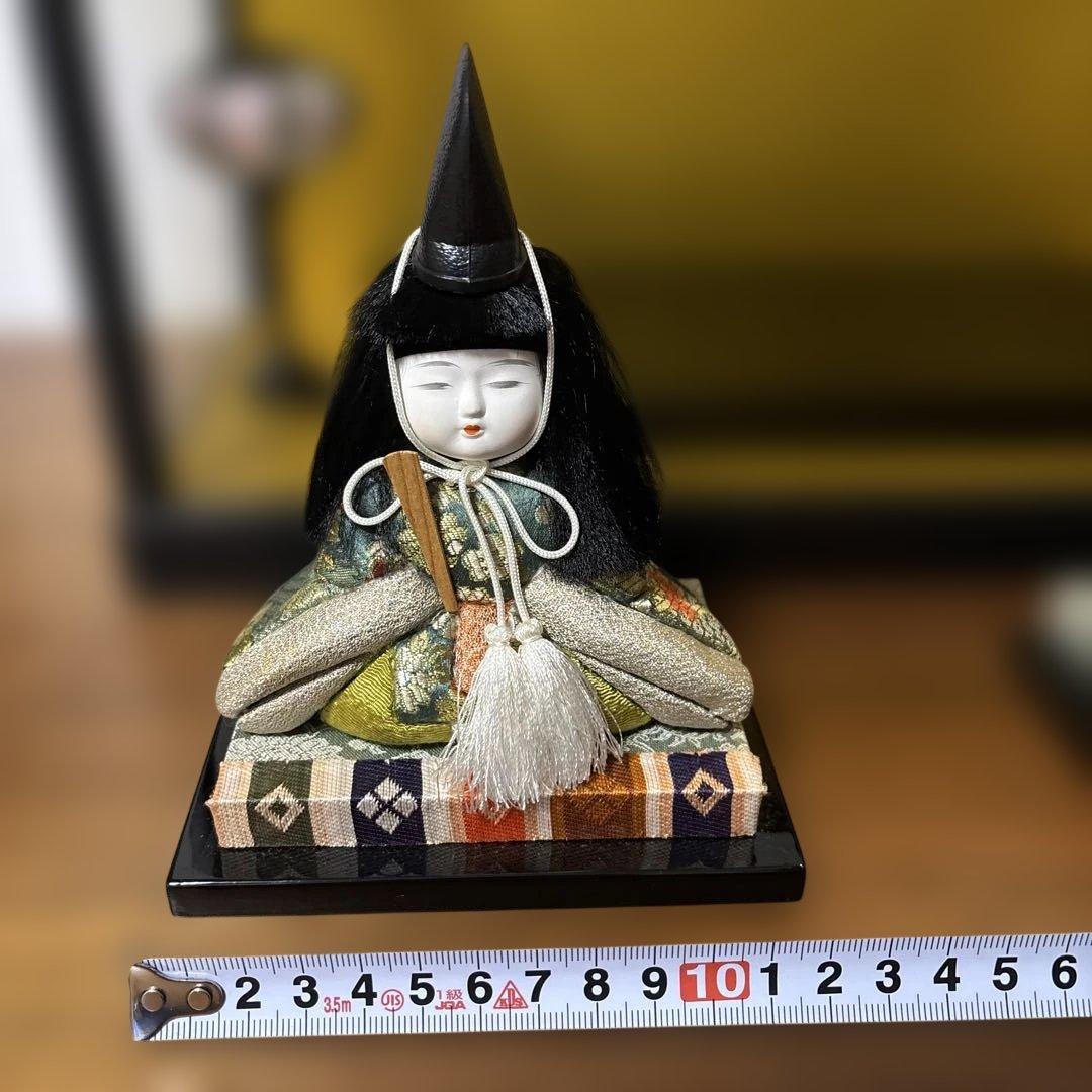 【美品貴重】木目込人形セット 伝統的な衣装　ひな人形