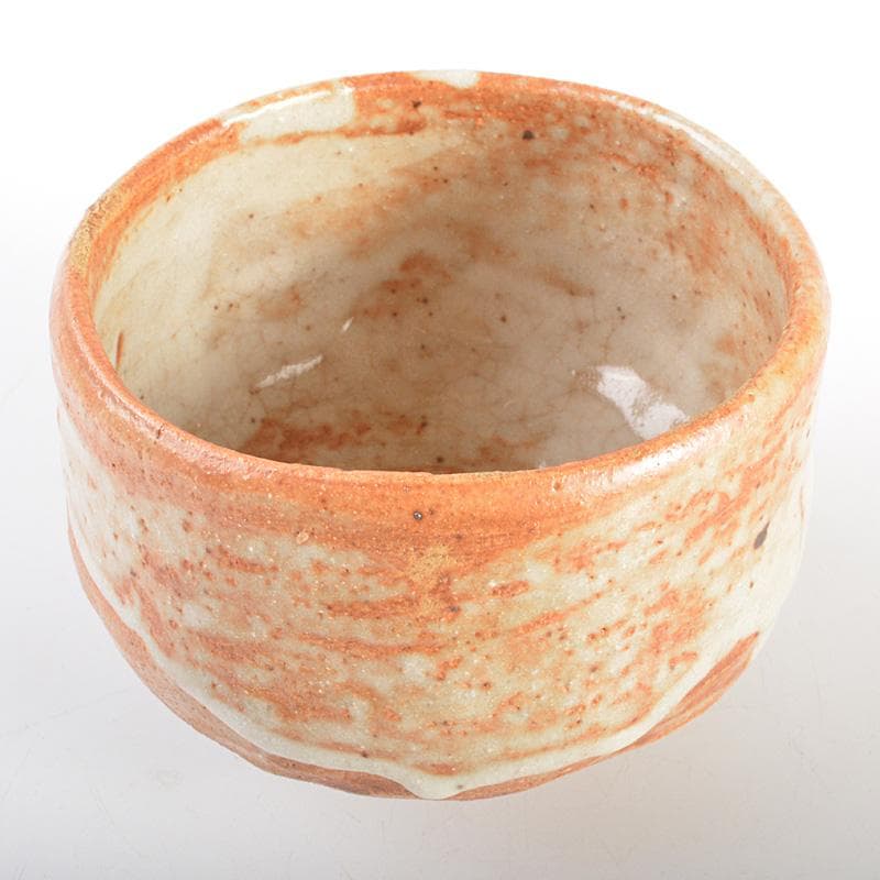 茶道具　志野焼　人間国宝　加藤孝造作　茶碗　共布共箱　M　R6892