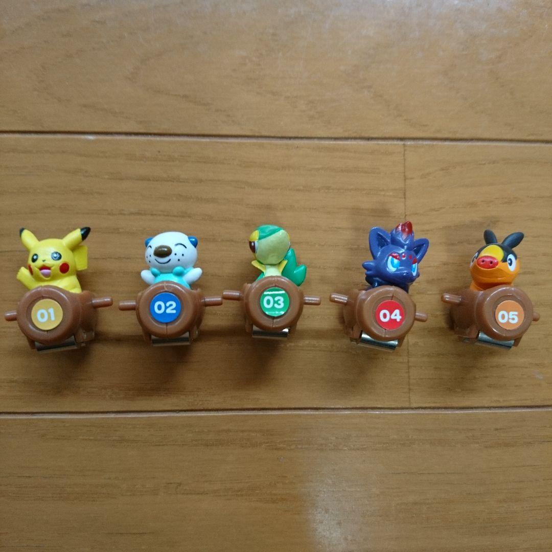 BANDAIポケモンわいわいアイランドベストウィッシュ全5種完成品⭐︎平成レトロ