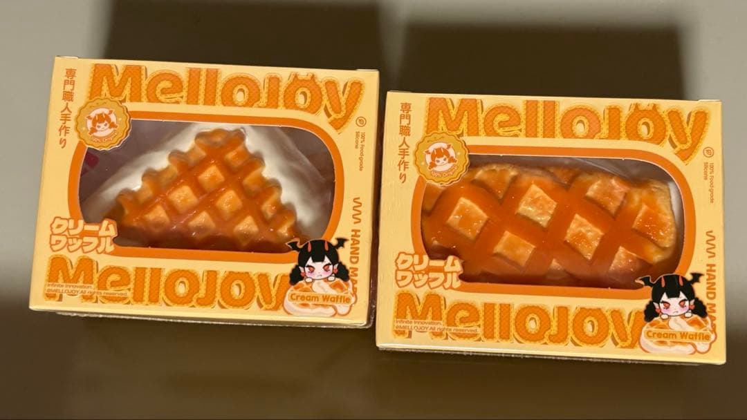 【シュリンク付き・新品】mellojoy 新クリームワッフル しかく さんかく