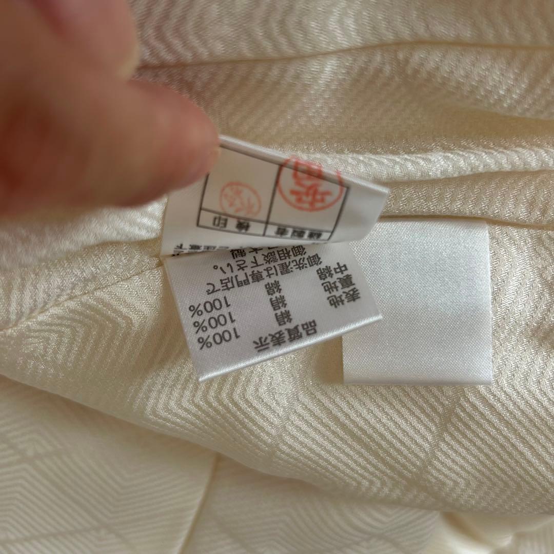 七五三 3歳 総絞り 着物 正絹 被布 三歳 赤 草履 753 金駒刺繍 赤白