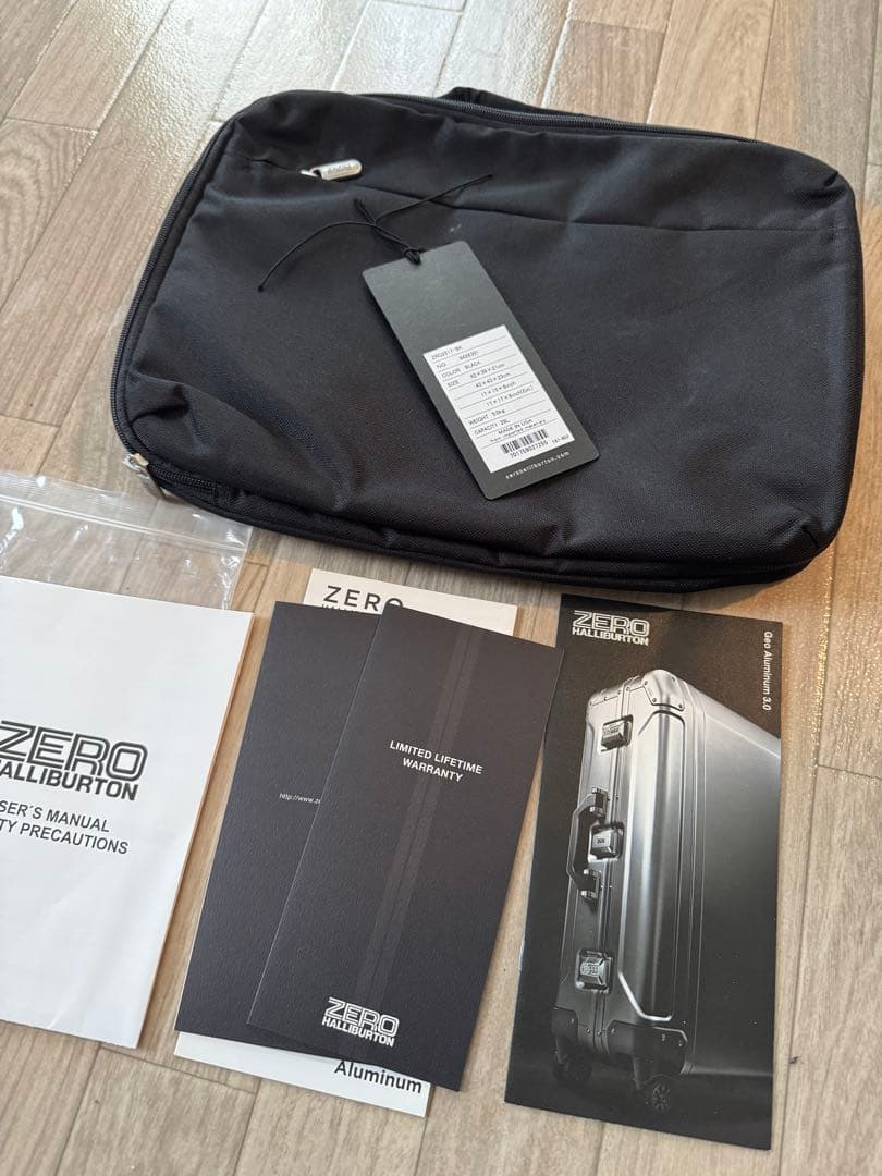 ZERO HALLIBURTON アルミニウムキャリーケース ブラック