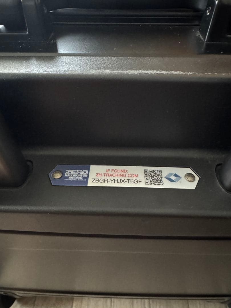 ZERO HALLIBURTON アルミニウムキャリーケース ブラック