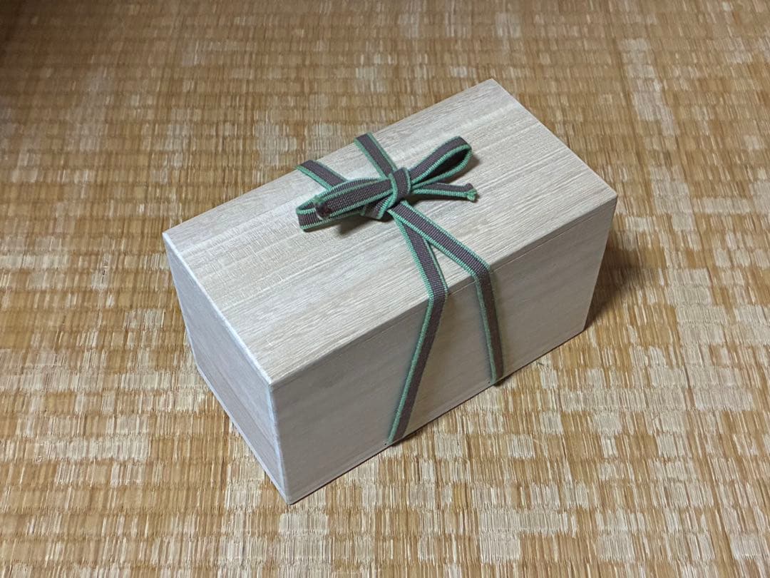 茶道具セット 金色と茶色 仕覆 茶入 木箱入