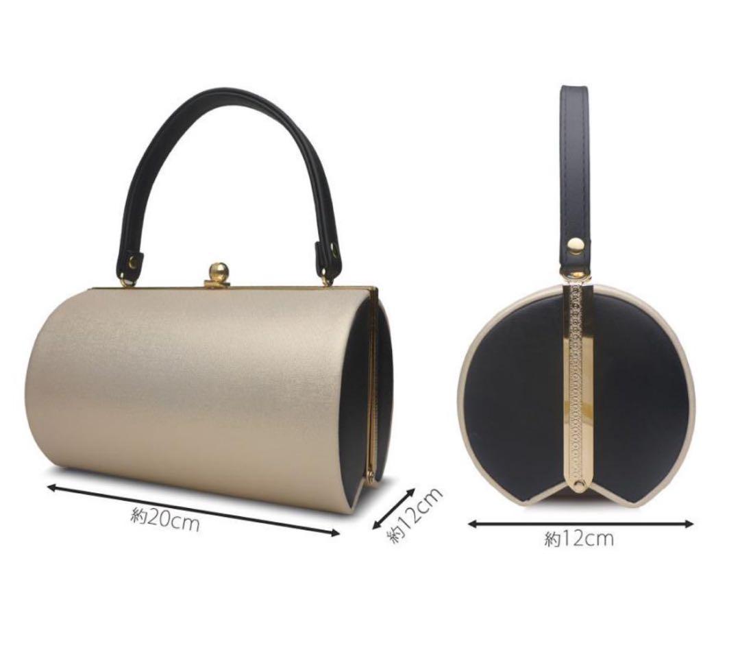 新品未使用　草履バッグセット　厚底　3枚芯 黒ゴールド　フリーサイズ　振袖