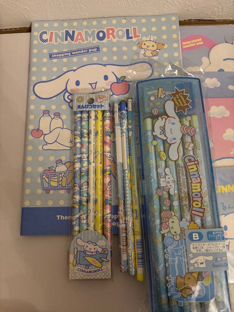 希少！シナモロール　文房具セット⭐︎平成レトロ　サンリオ