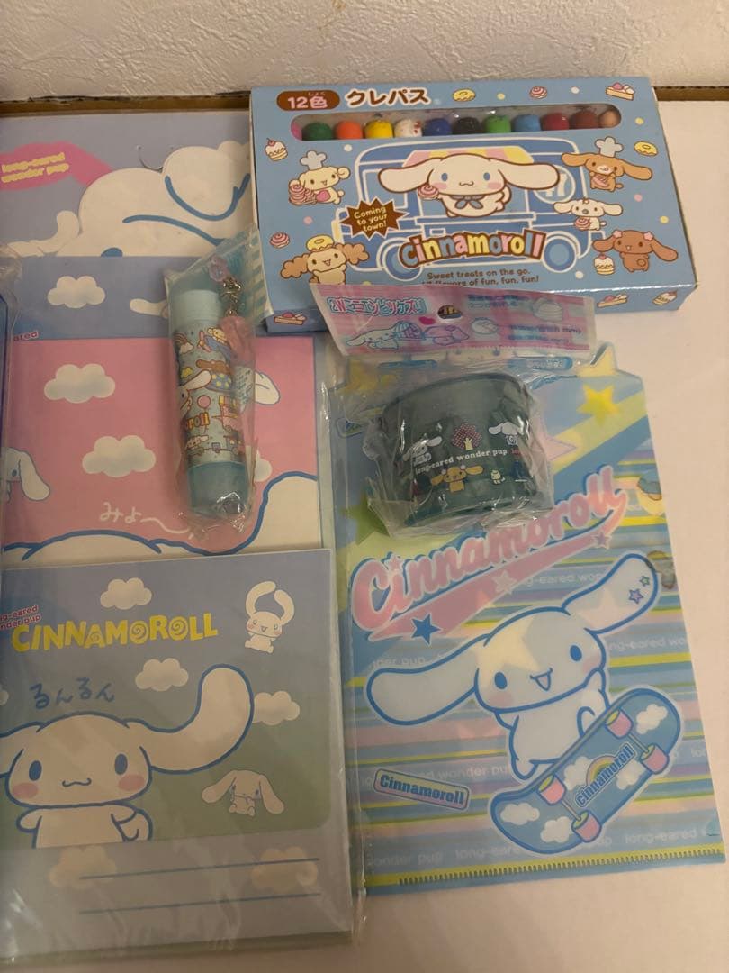 希少！シナモロール　文房具セット⭐︎平成レトロ　サンリオ