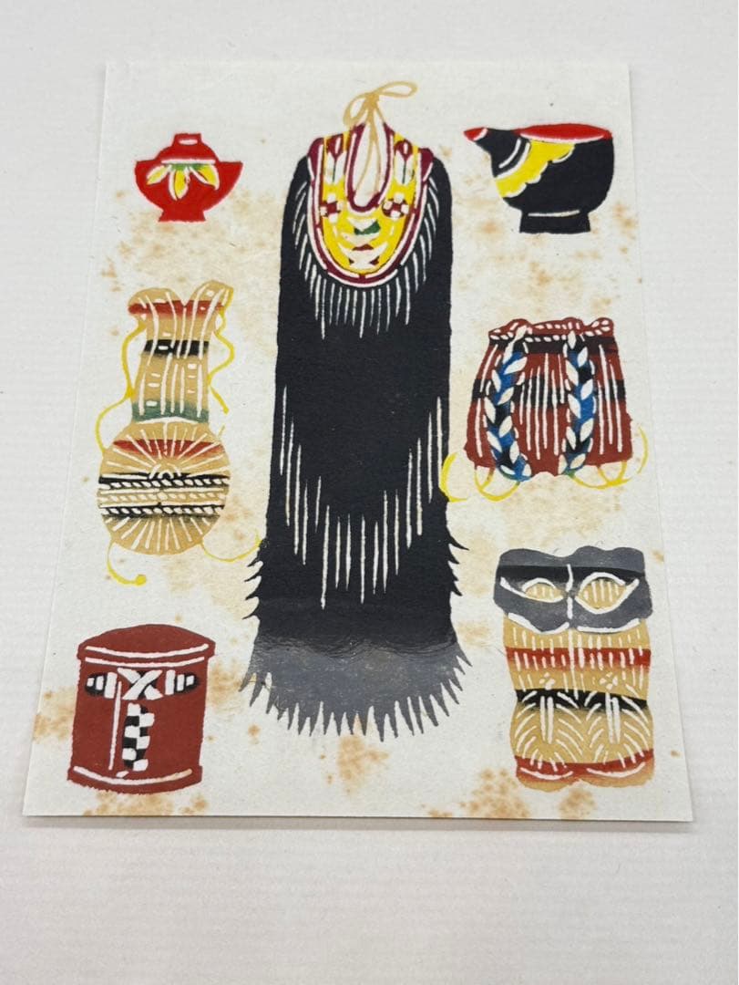 紅型染 民藝 型染 6枚