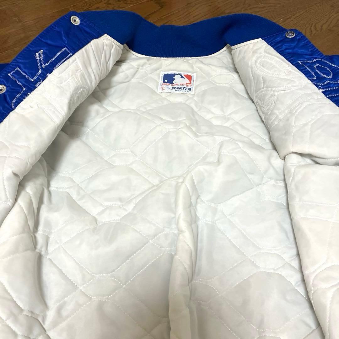 90年代　MLB カンザスシティー　ロイヤルズ　サテンジャンパー　Lサイズ