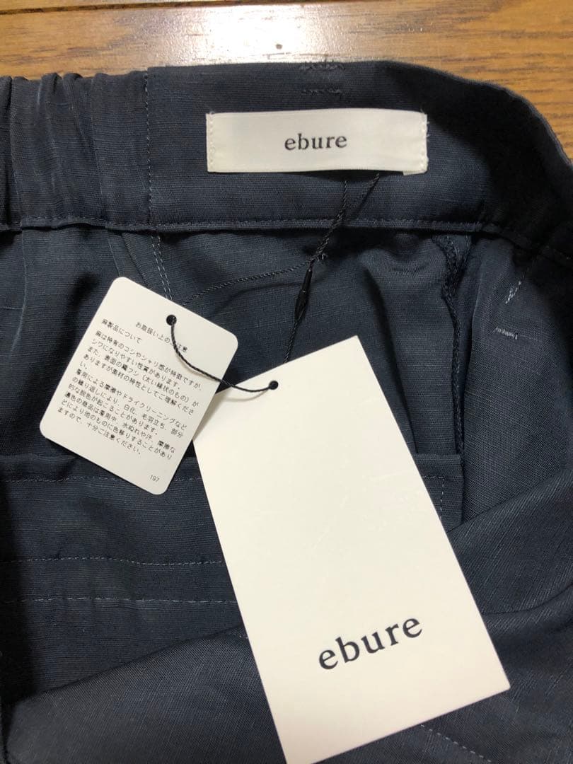 ebure リネンアセテートカーゴパンツ