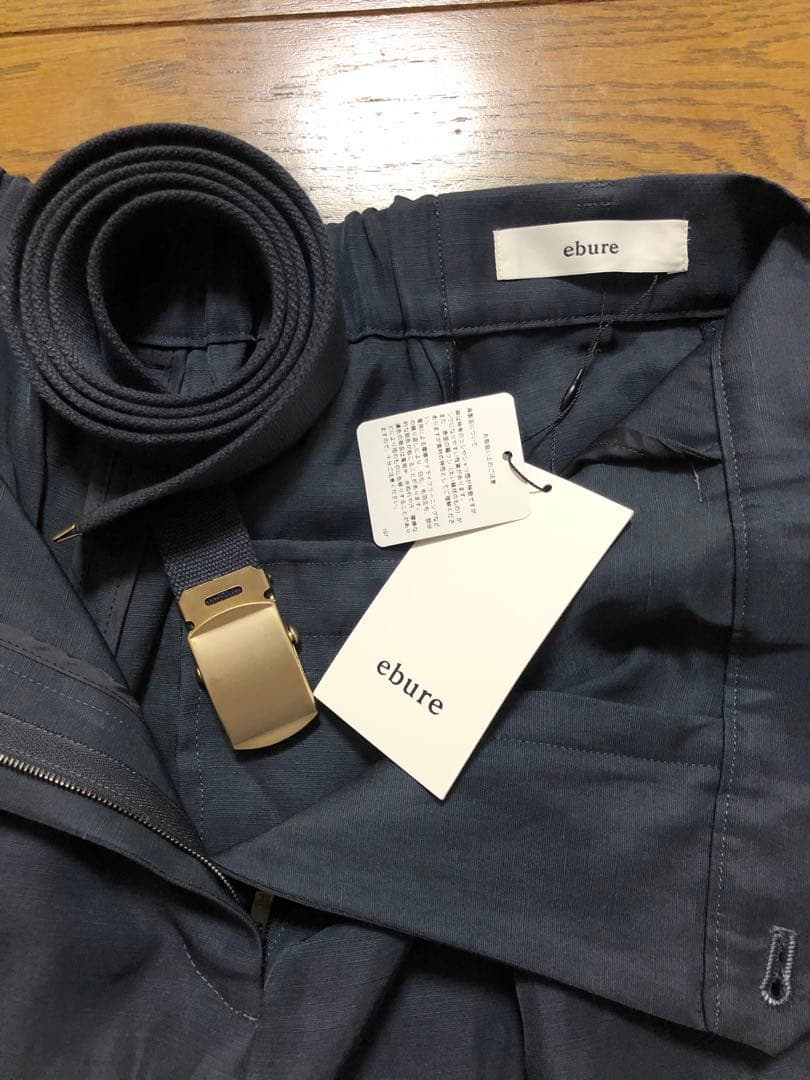 ebure リネンアセテートカーゴパンツ