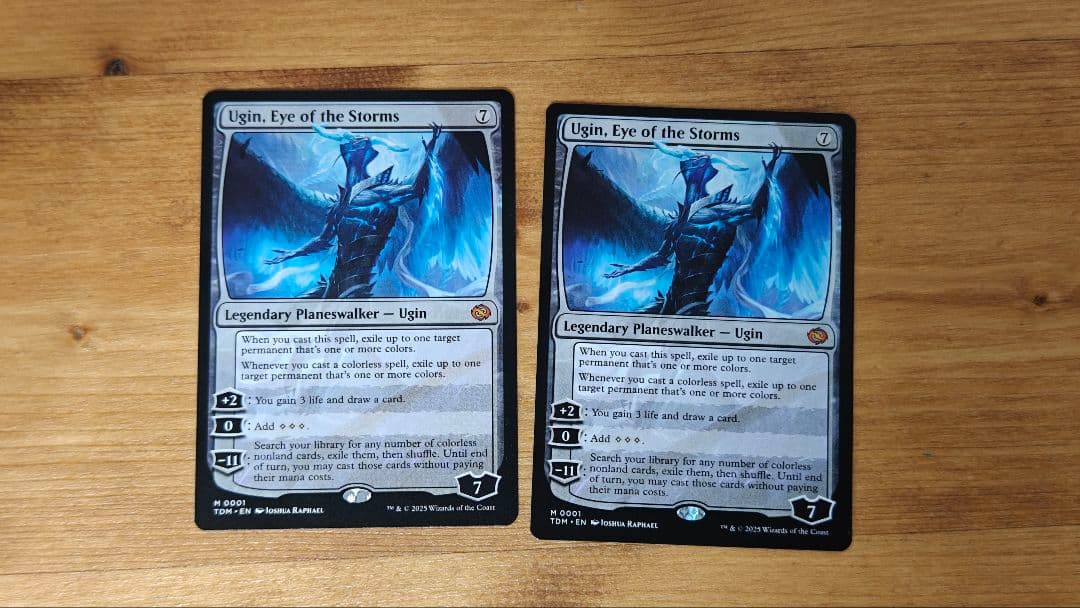 MTG 嵐の目、ウギン 英語 2枚 タルキール TDK